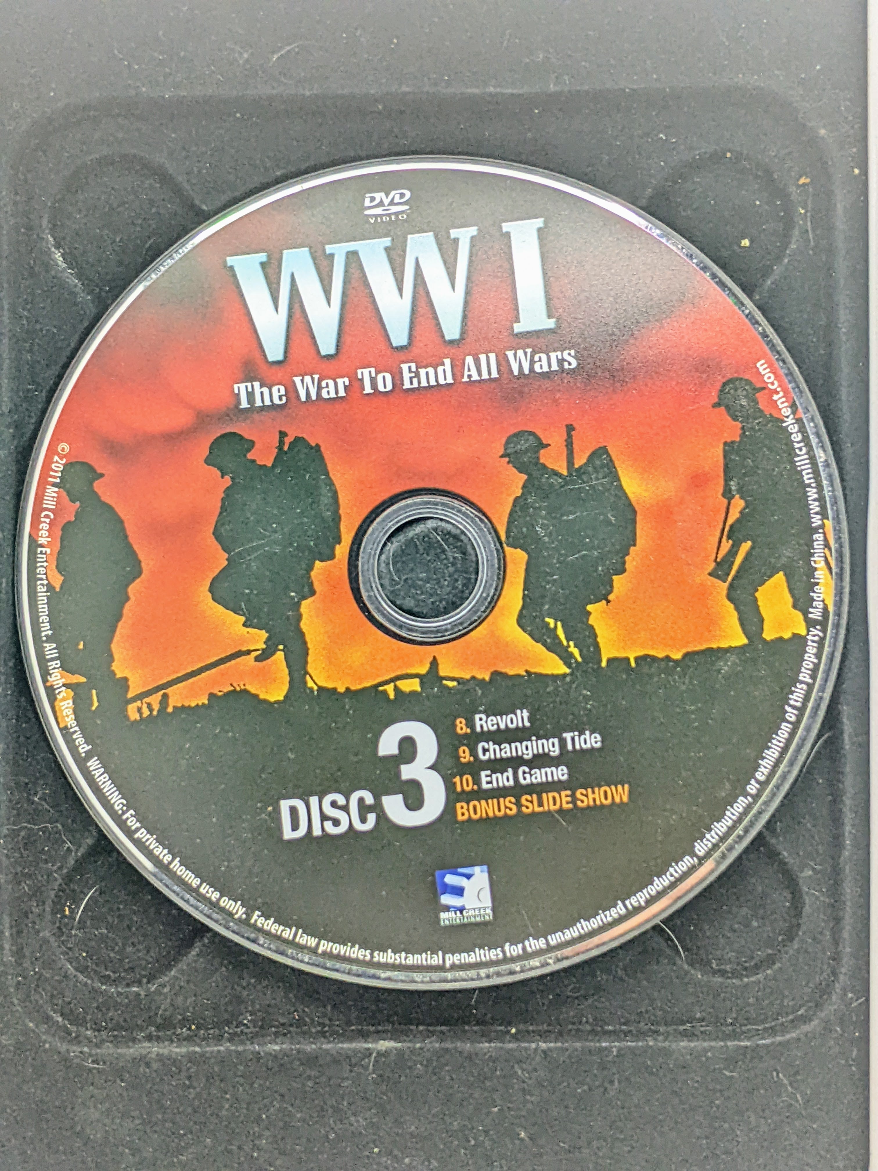 WWI: The War to End All Wars - Complete 10-Part Documentary DVD Collection (3-Disc Collector's Tin)