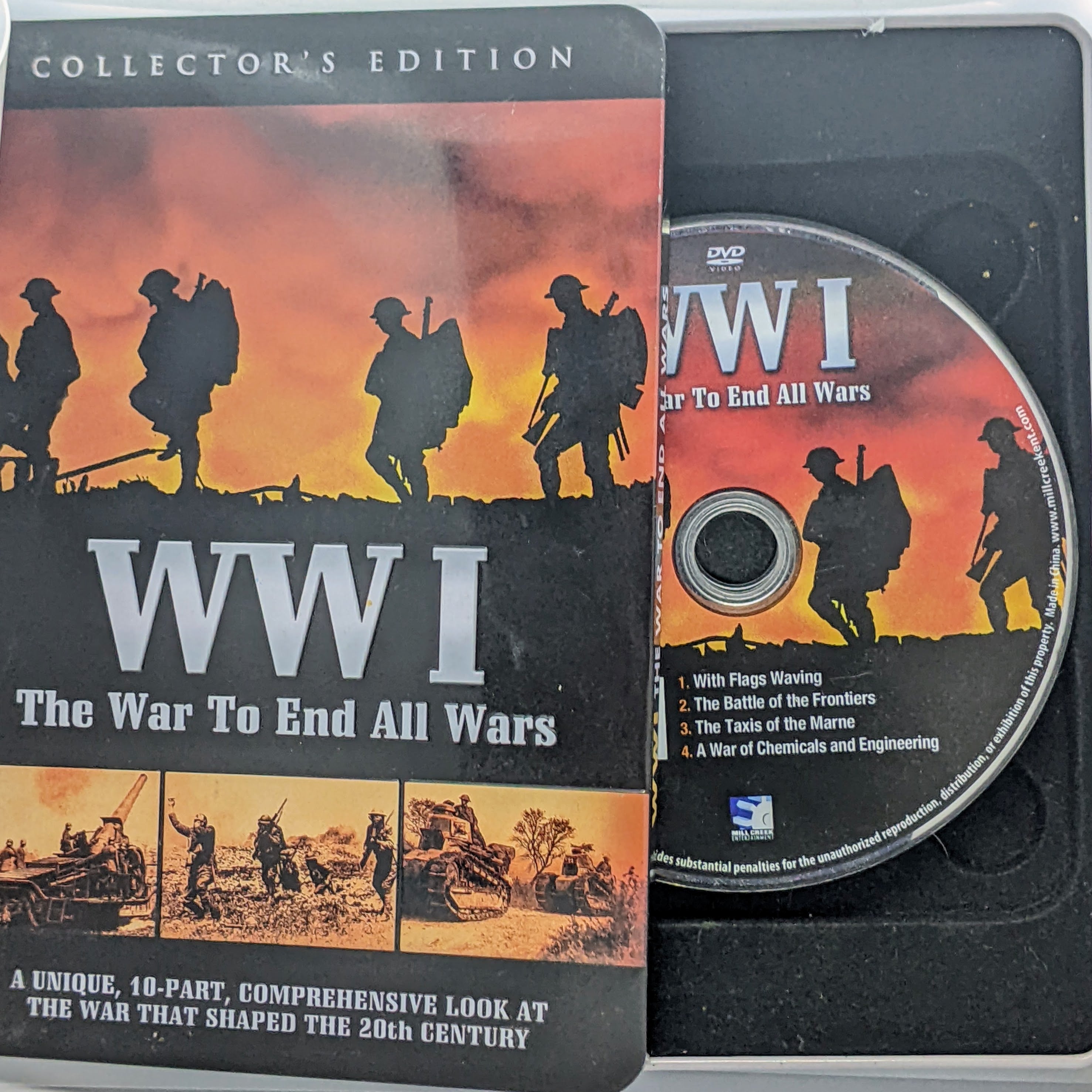 WWI: The War to End All Wars - Complete 10-Part Documentary DVD Collection (3-Disc Collector's Tin)