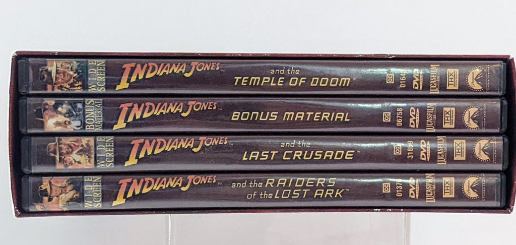 The Adventures of Indiana Jones Complete DVD Movie Collection 4-Disc Box Set