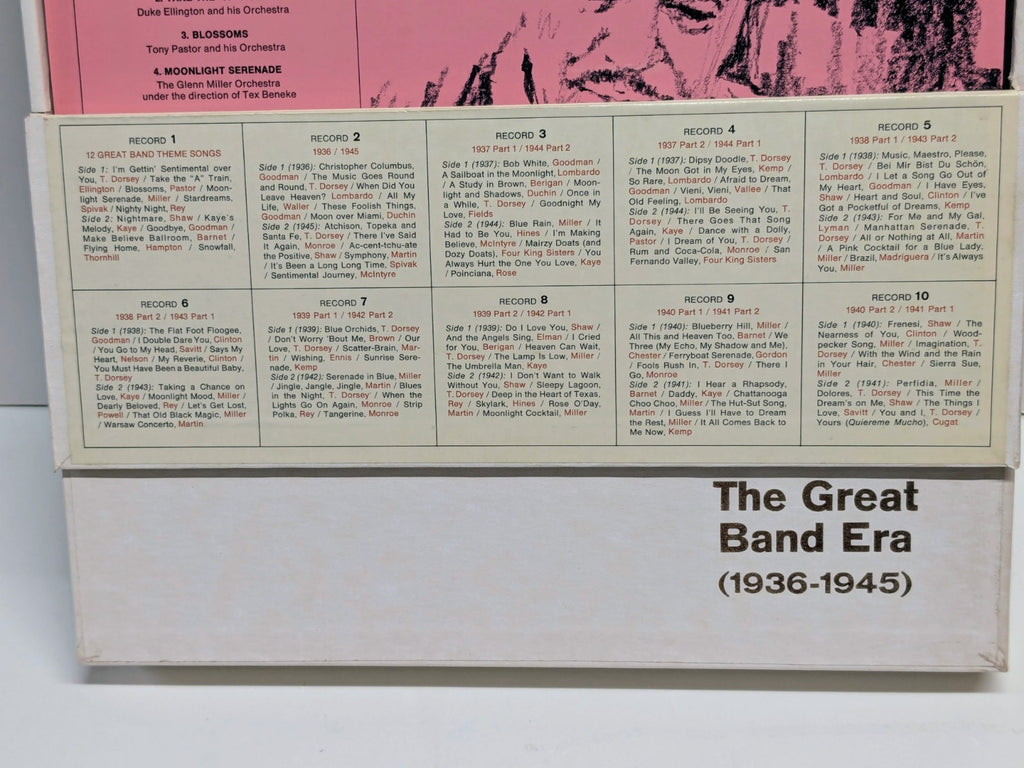 The Great Band Era Readers Digest 1936-1945 LP Vinyl Record 10 Box Set Big Band